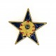 Знак для головного убора начальствующего состава РКМ, образец 1931 г.
